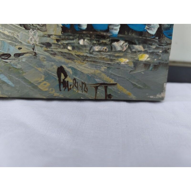 Oil on canvas: Louis Anthony Burnett