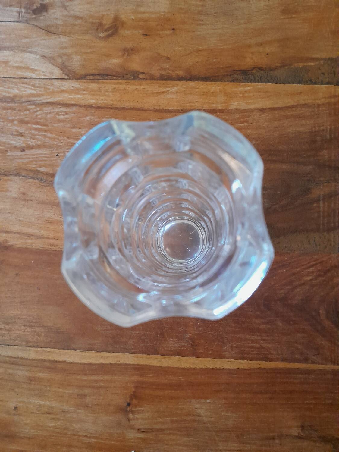 Vintage crystal vase