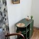 Mini bar artdeco sur roulette