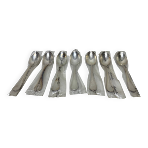 Ensemble de 7 cuillères - christofle