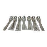 Set of 7 Christofle Albi table spoons