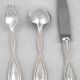 Christofle Galea, lot of 12 dessert pieces, forks, spoons, knives.
