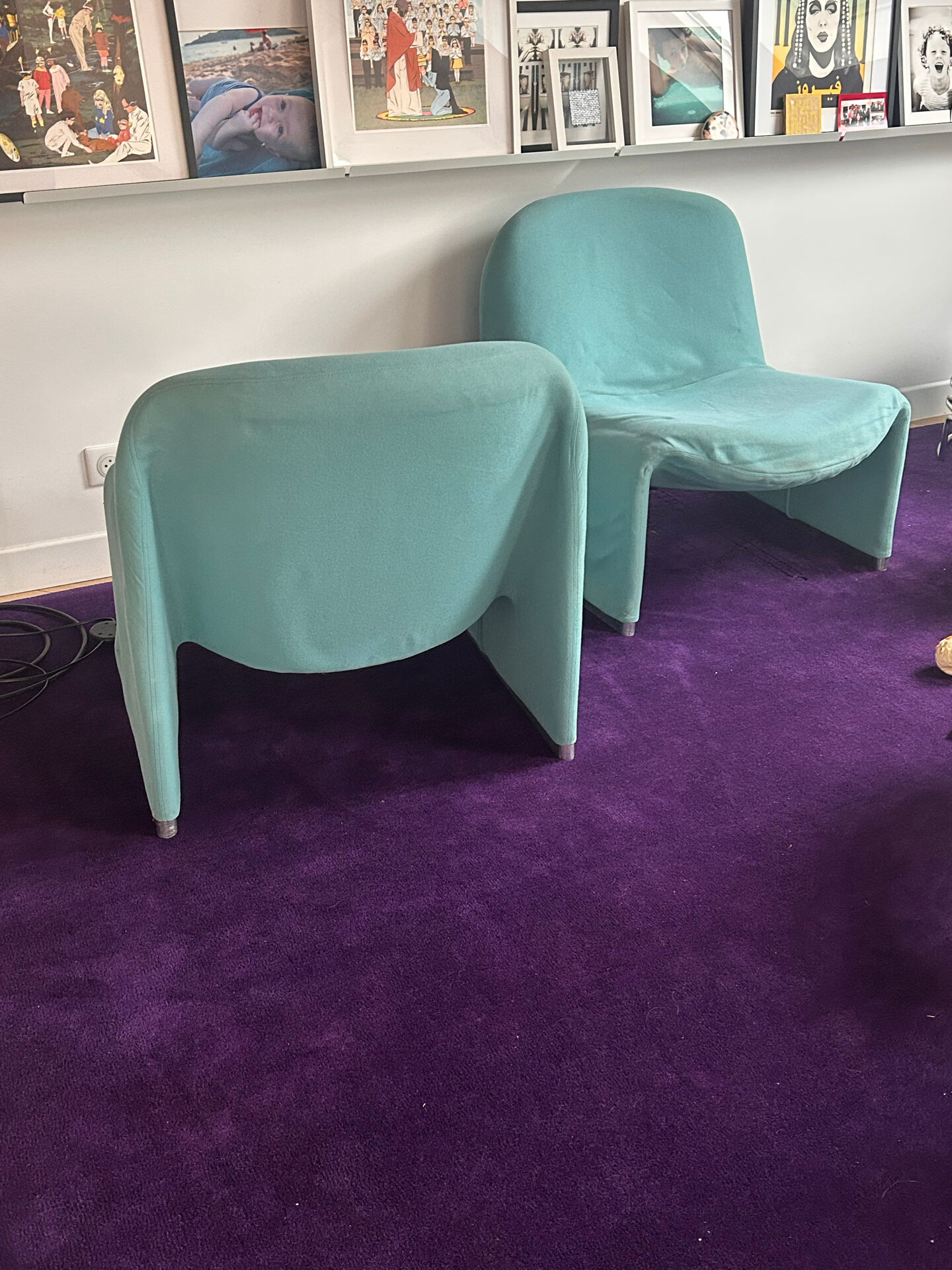 Alki Giancarlo Piretti armchairs