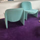 Alki Giancarlo Piretti armchairs