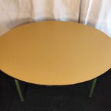 Yellow formica coffee table 1970