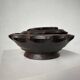 Brutalist wooden dishes, Savoyard popular art.