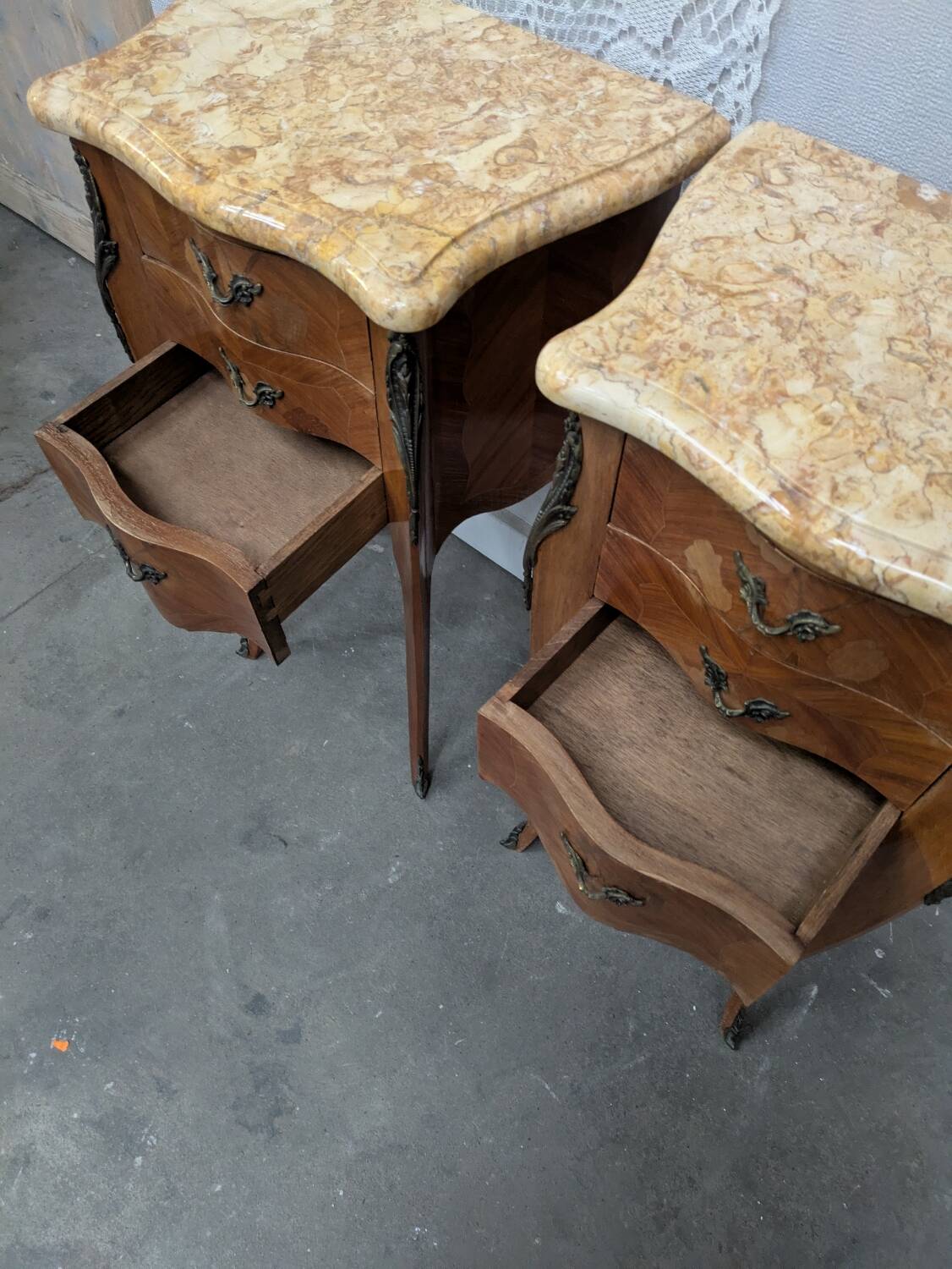 Pair of Louis XV bedside tables