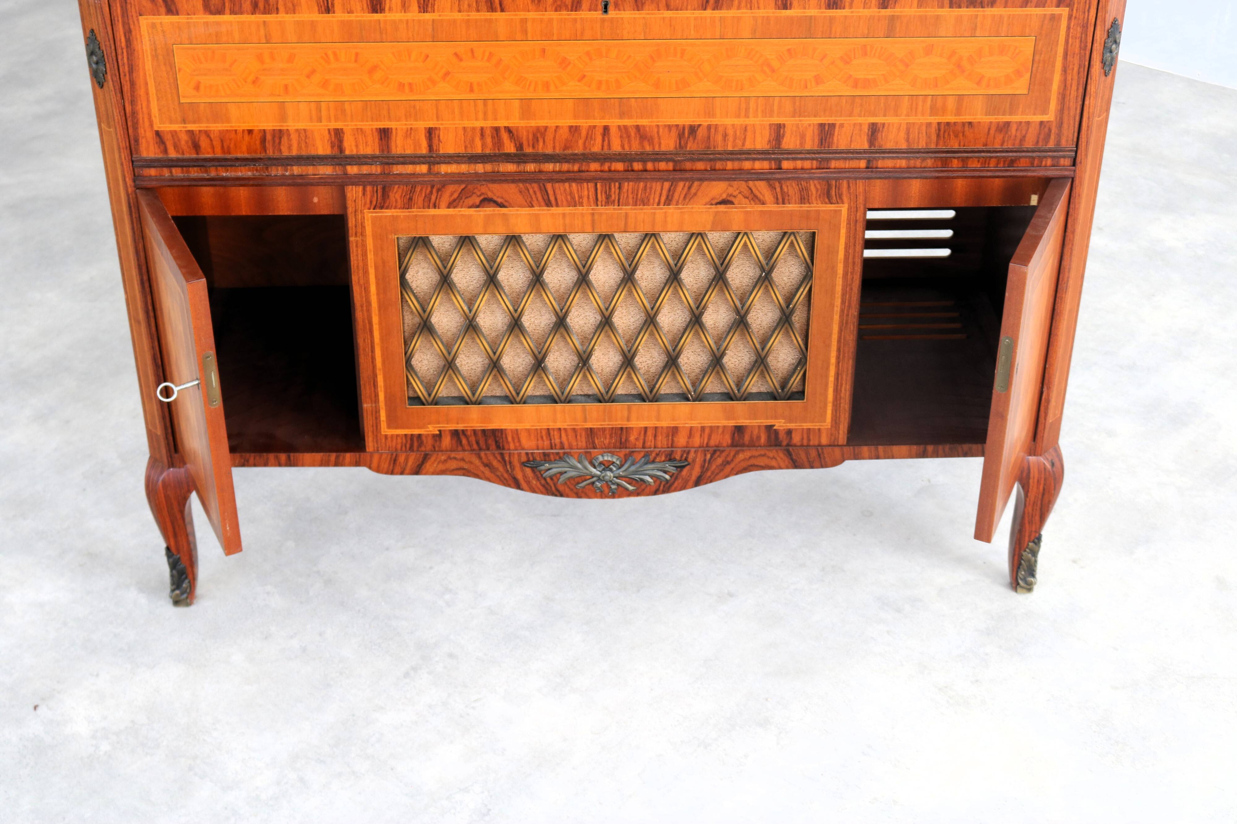 Vintage empty audio furniture | cabinet | 1950s | swedish