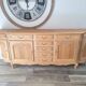 Low buffet in solid cherry wood renovated – Louis XV style – 250 cm
