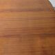 Scandinavian teak oval table from the 1960s, extendable up to 243 cm.