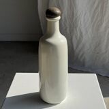 White English liqueur bottle with brown cap H27.5