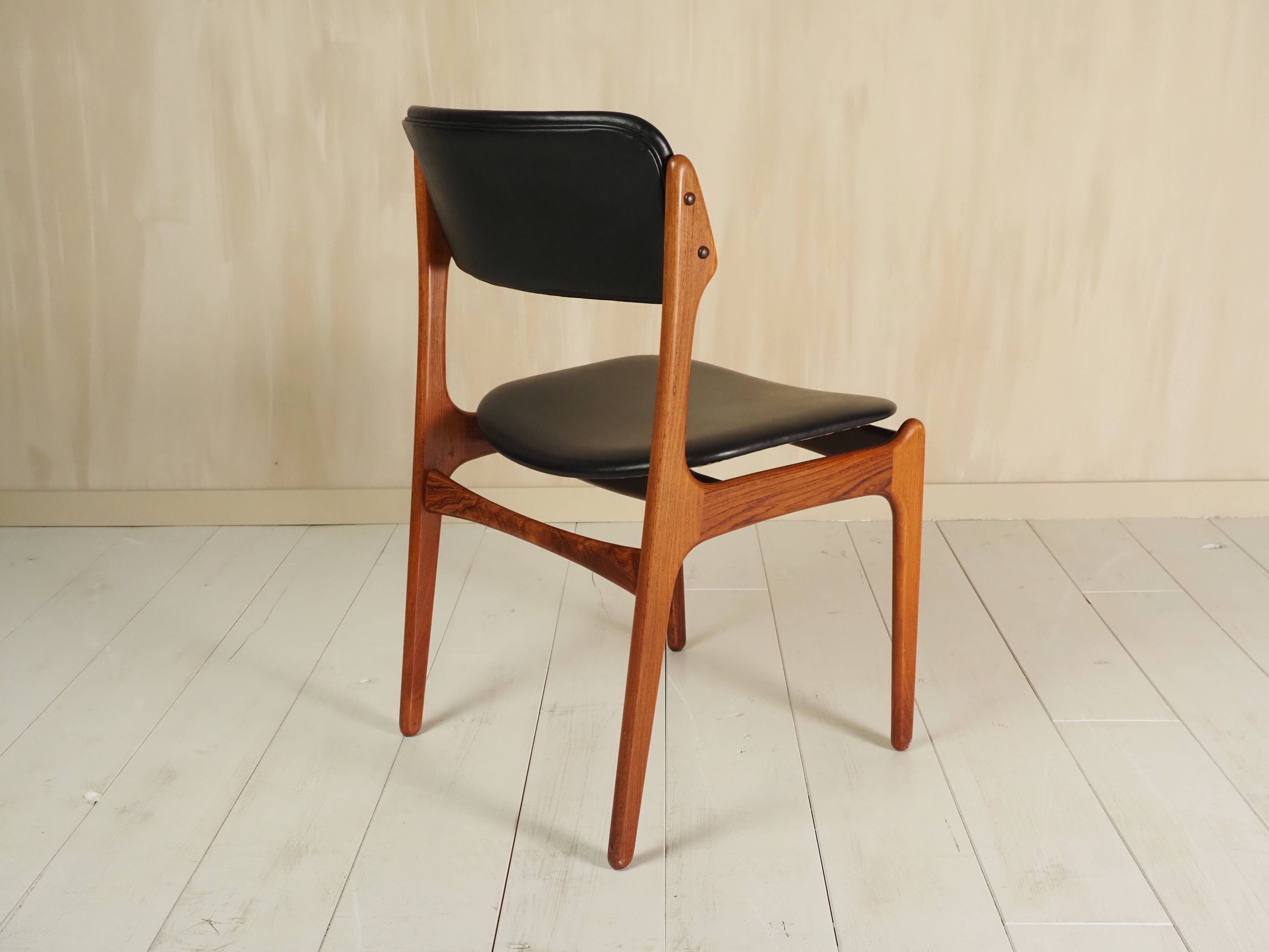 Model 49 dining chairs by Erik Buck for OD Møbler, 1960s