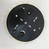 Ceiling round glass transparent vintage