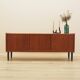 Danish teak sideboard 1970s with sliding doors