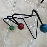 3 ball wall coat rack