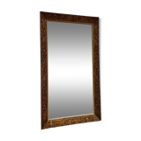 Wood and Gilded Stuk Mirror, early 20th century