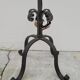 Candelabra floor lamp wrought iron candlestick