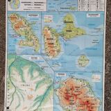 Old MDI map of the French overseas departments and territories - DOM-TOM