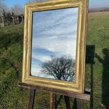 Antique mirror, gilded frame, circa 1830