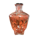 Vase flacon en verre filigrane d'argent