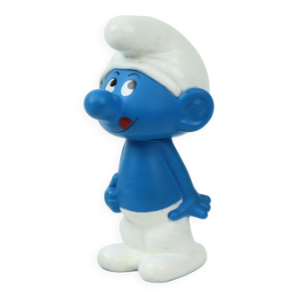 Vintage Smurf Toy Squeaker FIBA ​​Peyo 1983 License Telecip 15cm