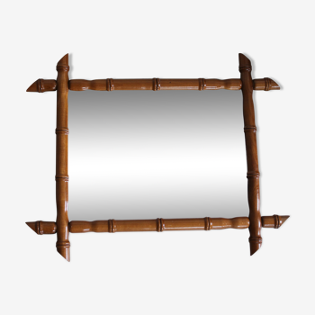 Bamboo mirror 45x55cm