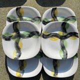 Lunéville - set of 6 soup plates