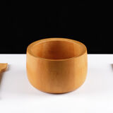 Richard Nissen solid teak salad bowl set, 1960s, Denmark