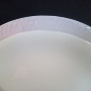 Antique Longwy ceramic fish service for 12 people, Copenhagen pattern, 1890-1939