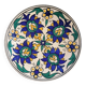 Glazed oriental plate