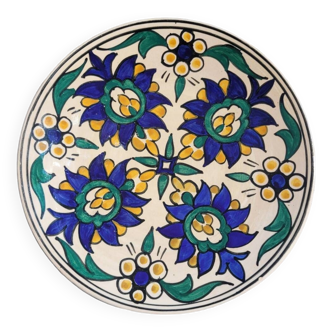 Oriental enameled plate