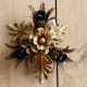 Vintage wall lamp, golden metal