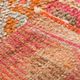 Salmon Pink & Peach Vintage Runner Carpet For Kitchen, 93x290Cm