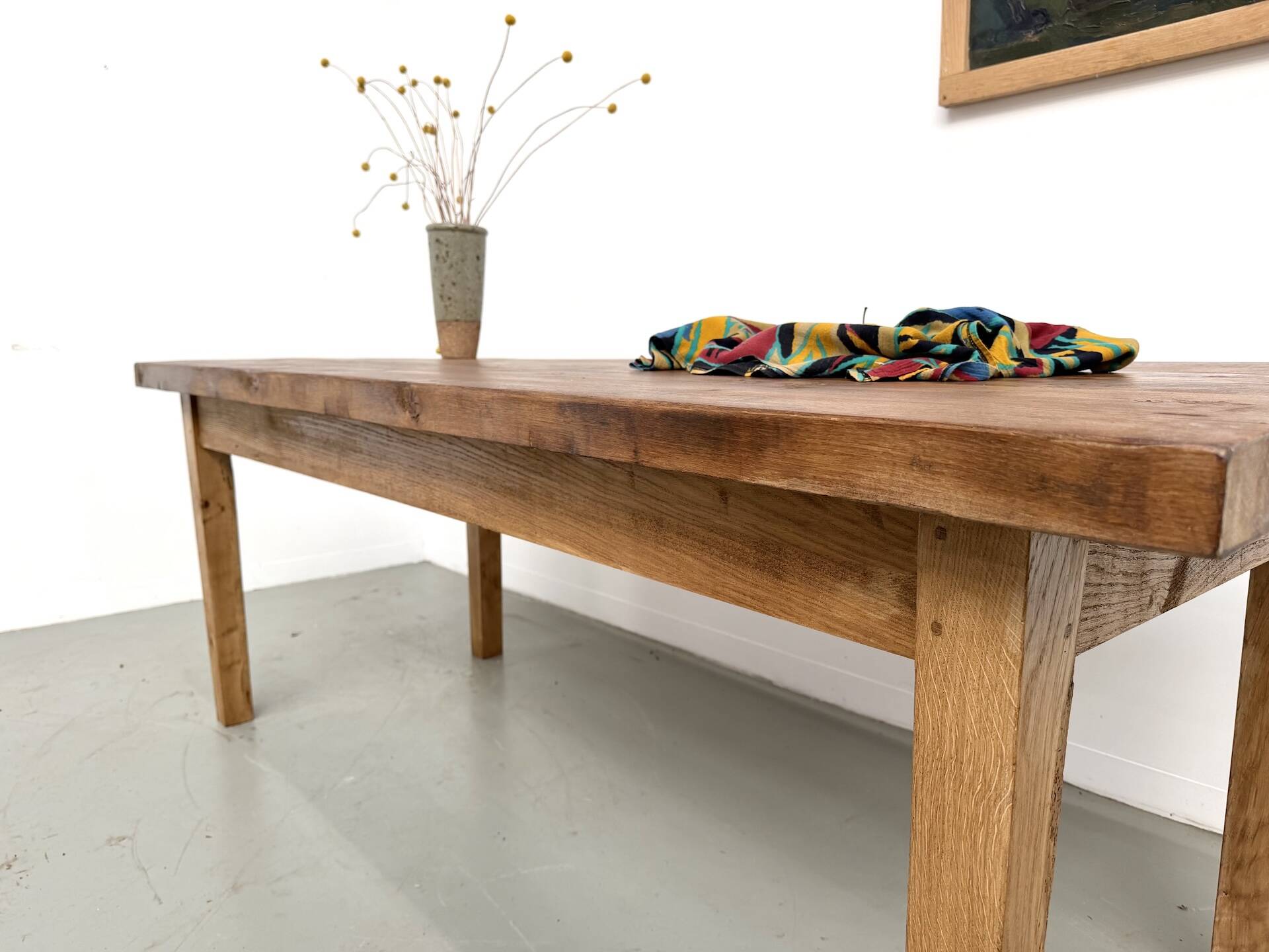 Table en chêne massif – années 50