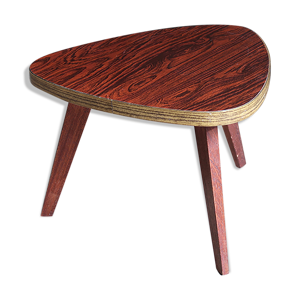 Table tripode d'appoint bois et