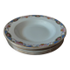 Lot  de 6 assiettes  creuses  Digoin sarreguemines