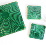 Underside and underside of bottles, art deco, vintage