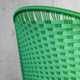 Armchair metal structure and green ropes 1960