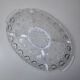 servant dish aperitif in Bavarian crystal 24% vintage cannage pattern