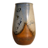 Vase vintage 60s en grès signé