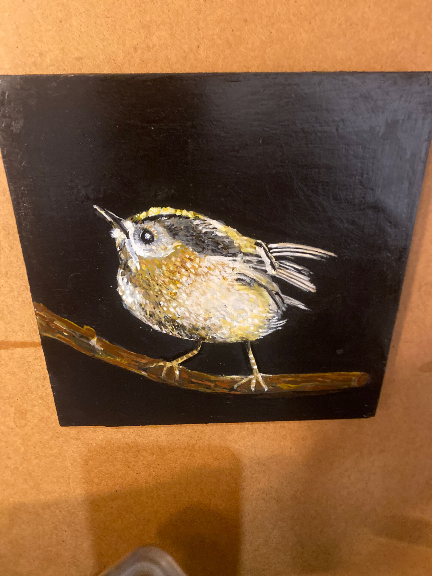 Bird painting - oil