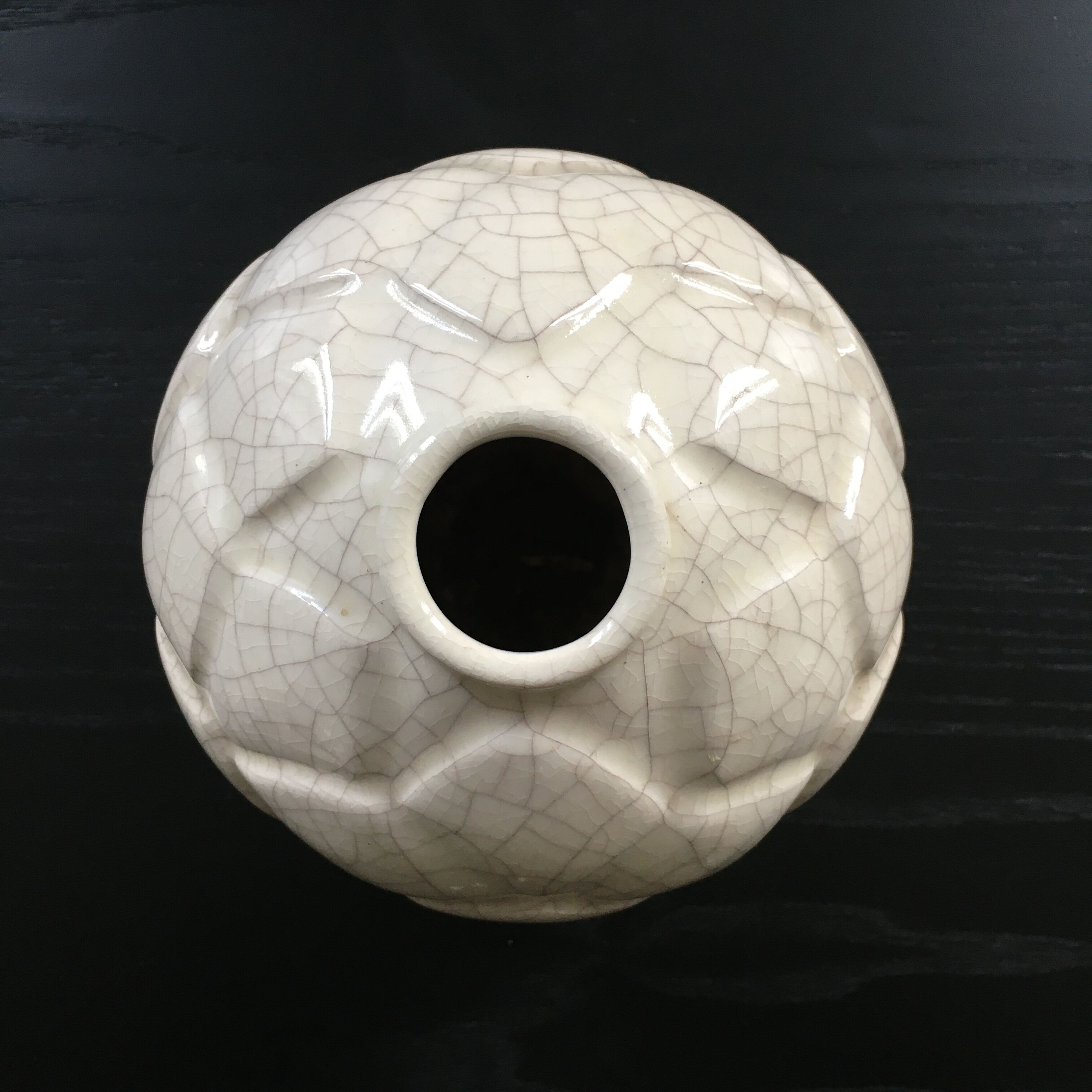 Vase boule art déco