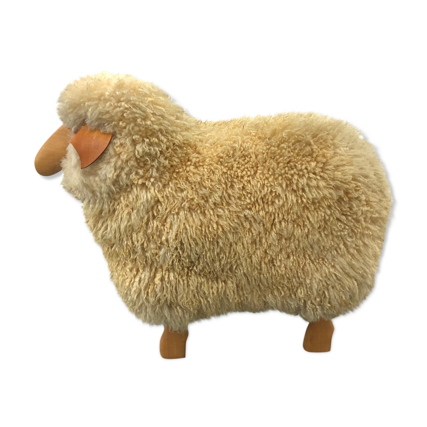 Wool Sheep Sculpture by Hanns-peter Krafft for Meier, 1970s
