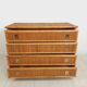 Chest of drawers, dresser, 1960s, Dal vera, bamboo and wicker, brass handles