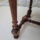 Ancienne table a ecrire bois perlé Louis XIII