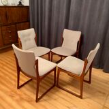 Set of four Vamdrup Stolefabrik chairs, Denmark, 1960s