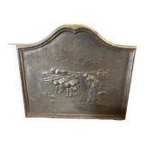 Plaque cheminée