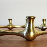 Brass candlestick, Jens Quistgaard, Denmark, 1950s