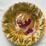 Dessert plates Majolica barbotine