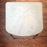 Sky blue formica stool